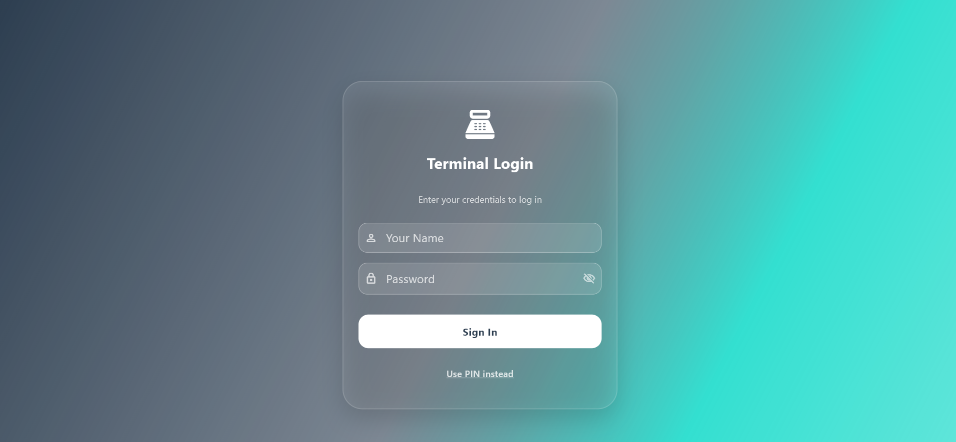 Terminal Login